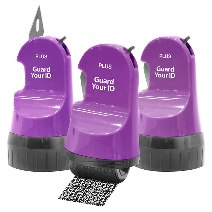 Guard Your ID Wide 3-in-1 Advanced Security Kit (3-Pack) - Purple